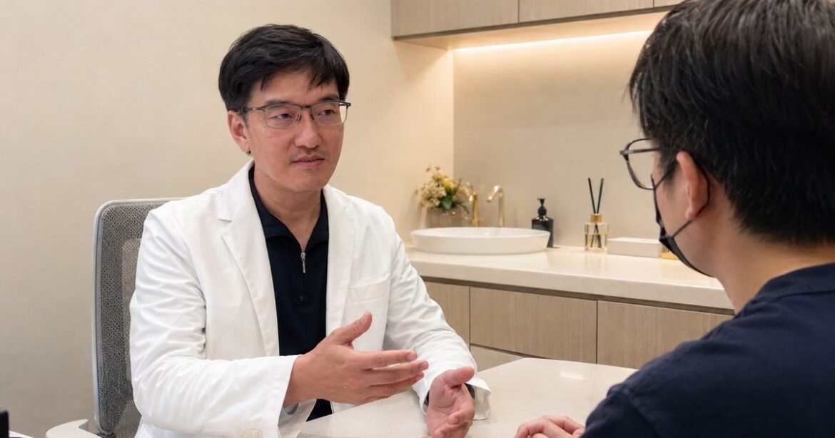 吳芮醫師提醒消費者海外醫美注射可能面臨的針劑來源不明風險。